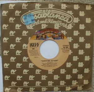 Kiss - Christine Sixteen / Shock Me - NB 889 - EX - USA ROCK 45 - Bild 1 von 2