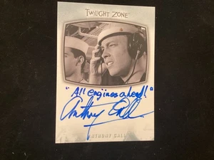 TWILIGHT ZONE AL-33 ANTHONY CALL AUTOGRAPHED CARD - Picture 1 of 2