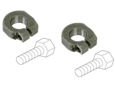 GENUINO 2 x tuercas de cubo de rueda y 2 x kit de pernos de tuerca de bloqueo para Mercedes Foto 1 de 2