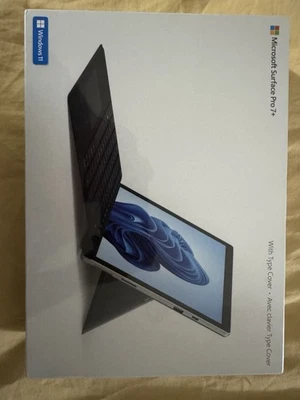 Microsoft Surface Pro 7+ Tablet with Type Cover Keyboard - Image 1 of 2