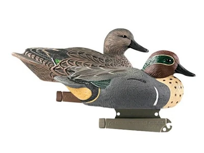 Avery GHG Life-Size Green Winged Teal Duck Decoys Weighted Keels - New In Box! - Image 1 of 3