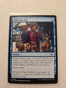 Take The Fall - Outlaws Of Thunder Junction - LP - Común - Instantáneo - Magic The Gathering - Imagen 1 de 1
