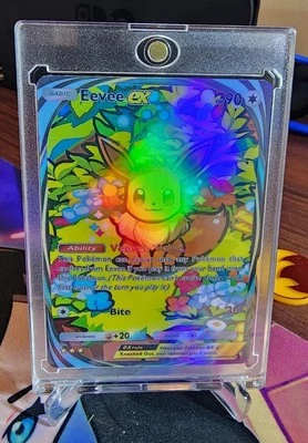 EEVEE EX HOLO FULL ART POKEMON TCG POCKET READ DESCRIPTION - Image 1 of 4