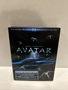 James Cameron’s Avatar 3 Disc Extended Collectors Edition Blue Ray Set - Picture 1 of 2