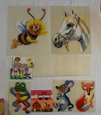 Ministeck Konvolut " Biene Maja" mind. 30 Jahre alt Mosaik - Bild 1 von 4