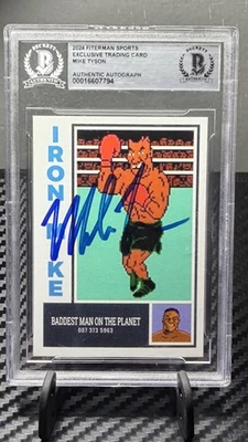 2024 Fiterman Sports "IRON MIKE" Mike Tyson BGS Autograph - Image 1 of 2