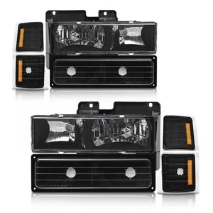Conjunto de faros para Chevy Silverado 1994-1998 compatible con 1994 1995... - Imagen 1 de 8