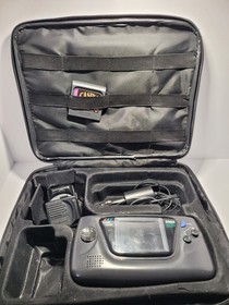 SEGA Game Gear Handheld Console 2 Games Bag And Car Charger - Read Description 