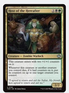 Host of the Hereafter | MTG TDM | EDH Commander Sultai +1/+1 Counters | NEW NM - Picture 1 of 3