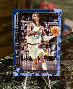 2025-26 Topps Basketball JA MORANT #182 TEAM LOGO BORDER SSP Memphis Grizzlies - Picture 1 of 2