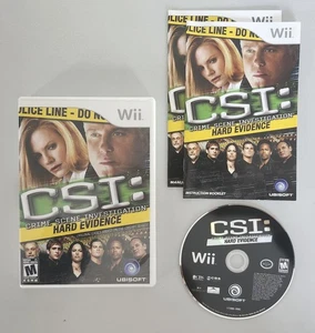 CSI Hard Evidence Nintendo Wii Complete CIB - Picture 1 of 2