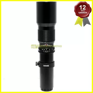 Bower 500mm. F8 G MC Telephoto Lens with T2 Mount for Nikon Canon Pentax Fuji - Picture 1 of 6