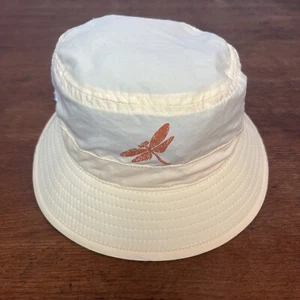 LL Bean Bucket Style Hat Yellow Crushable Nylon & Polyester Women's Size Medium - Picture 1 of 9