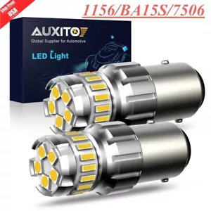 AUXITO 1156 7506 BA15S 6500k Car LED Reverse Back Up Light Bulbs Bright 2/4/6x - Bild 1 von 26