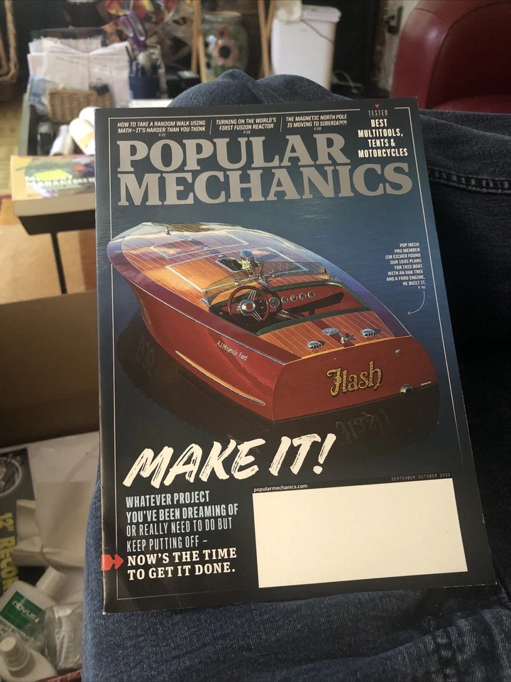 POPULAR MECHANICS magazine ⭐ September October 2020 issue ⭐  Make it! - Image 1 of 1
