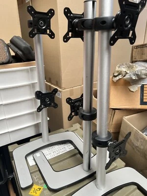 Atdec Visidec Freestanding Dual Monitor Vertical Stand - Image 1 of 4