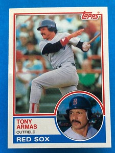 1983 Topps Traded Tony Armas #4T Boston Red Sox