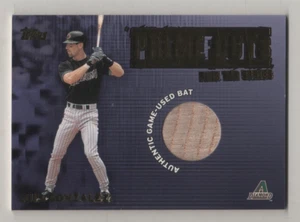 2003 Topps Prime Cuts reliquias de alquitrán de pino #LG Luis González juego murciélago usado #199/200 - Imagen 1 de 1
