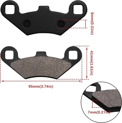 Pastillas de freno delanteras traseras POLARIS Outlaw 450 500 525 ATV U BP33 Foto 1 de 4