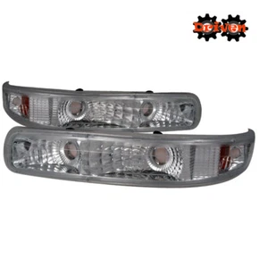 99-02 Chevy Silverado 00-05 Suburban Tahoe Chrome Amber Bumper Turn Signal light - Picture 1 of 1