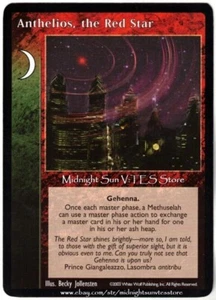 Anthelios, the Red Star Gehenna Promo V:TES VTES Vampire CCG - Picture 1 of 1