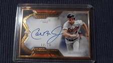 Cal Ripken Jr 2020 Topps Transcendent Gold Framed HOF Auto Autograph 13/25 RAW