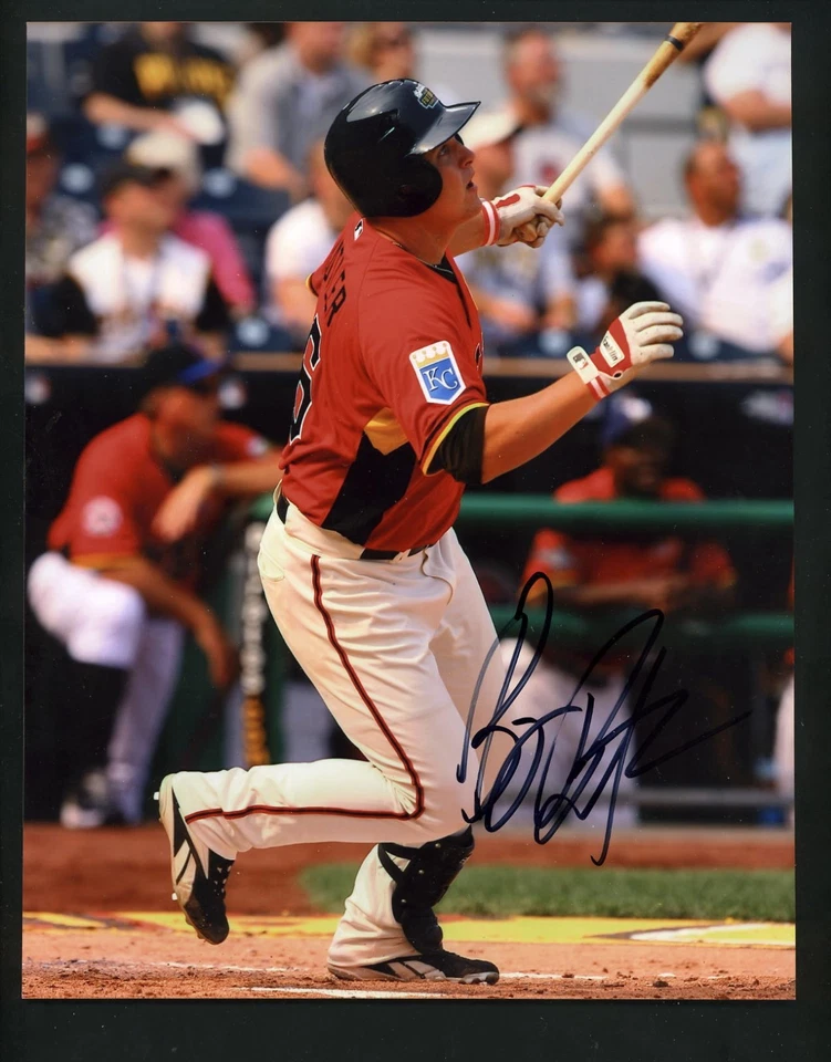 Billy Butler Signed Autographed 8 x 10 Photo Kansas City Royals swinging - Image 1 of 1