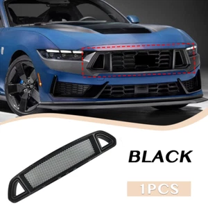 Black Front Bumper Grill Grille Panel Cover Strip 1pcs For Ford Mustang 2015-23 - Picture 1 of 2