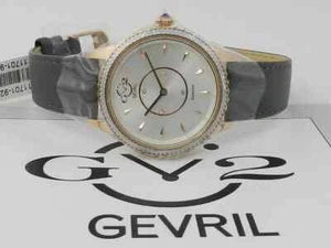 GEVRIL Women's Siena Swiss Quartz Gray Italian Vegan Strap Watch 38mm - Picture 1 of 5