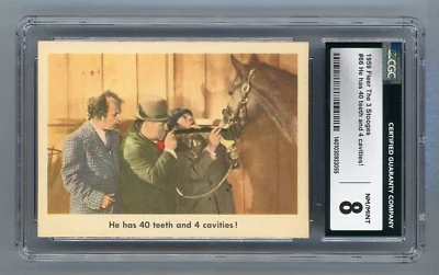 1959 The Three Stooges #66 He Has 40 Teeth And 4 Cavities CGC 8 NM/MINT #933055 - Image 1 of 2