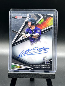 Warming Bernabel 2022 Bowman's Best- Best of '22 Auto #B22-WB - Colorado Rockies