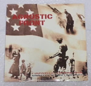 Agnostic Front Liberty & Justice For… 1987 Combat 88561-8204-1 USLP NYHC VINYL - Picture 1 of 6