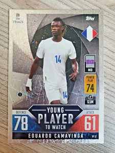 Match Attax 101 Road to UEFA Nations League Finals 2022 - YP12 Eduardo Camavinga - Bild 1 von 1