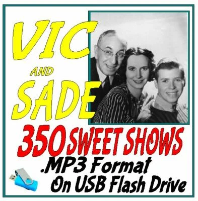 VIC AND SADE 350 Select Oldtime Radio Shows MP3 On USB Flash Drive - Image 1 of 4