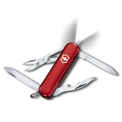 VICTORINOX Midnight Manager Red Swiss Army Knife Multi-function Knife Camping - Image 1 of 4