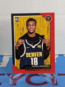 2018-19 Panini NBA Hoops Jarred Vanderbilt Red /59 #273 Rookie RC