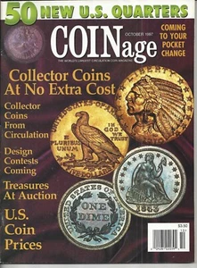 50 New U.S. Quarters Coinage Magazine October, 1997 - Picture 1 of 1