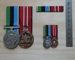 AUSTRALIAN OPERATIONAL SERVICE MEDAL, AUSTRALIAN DEFENCE MEDAL SET-AOSM(GME) ADM - Picture 1 of 7