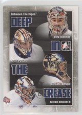 2010-11 ITG Between the Pipes Deep in Crease Rick DiPietro Kevin Poulin #DC-19