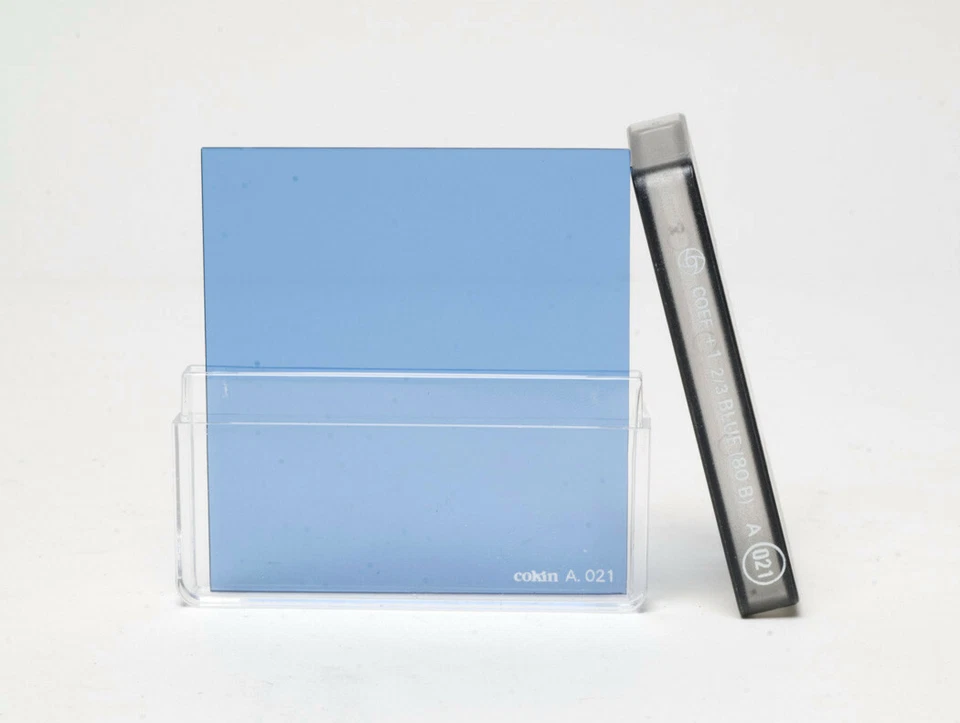 Cokin A021 A Series 21 COEF +1 2/3 BLUE 80B Camera Lens Filter Made In France - Image 1 of 1