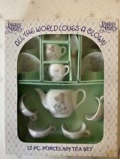 Child sized tea set- PRECIOUS MOMENTS "All the World Loves a Clown"