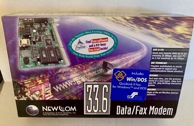 NEWCOM INTERNAL 33.6 HBPS DATA / FAX MODEM SEND & RECEIVE DATA - Image 1 of 4