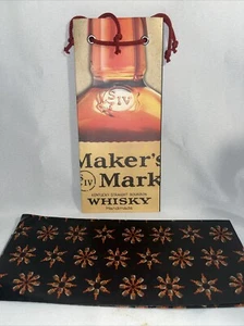 Bolsa de regalo Makers Mark Ambassador 9x4 bourbon whisky papel de seda de Navidad 2009 - Imagen 1 de 10