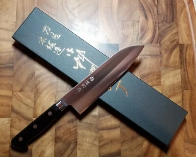 Faca Santoku japonesa Takamura Migaki 170mm - Muito bom estado 10 aço inoxidável - Imagem 1 de 4