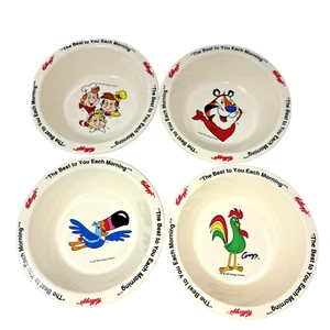 KELLOGG's Müslischalen Logo Maskottchen (1995) Tukan Sam Tony Tiger Snap Crackle Pop - Bild 1 von 14