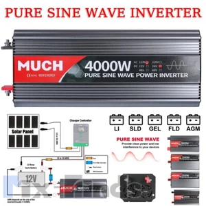 Inversor de Corriente Convertidor de Onda Sinusoidal 24V A 110V Con USB LCD RV - Picture 1 of 45