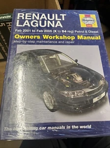 Haynes Renault Laguna Manual 01-05 Petrol And Diesel Brand New And Sealed - Picture 1 of 6