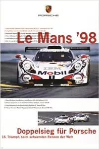 LE MANS '98 VINTAGE CAR POSTER racing sporty COLLECTORS 20x30 rare - Picture 1 of 1