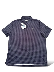 NWT$89 Penguin Men's Short Sleeve printed Polo Gray Size XL - Picture 1 of 4
