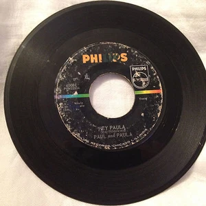 Paul & Paula 45rpm Hey Paula/Bobby is the One - Philips Records - Picture 1 of 2